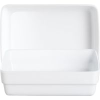 RESTAURANT Schale plan - 11,5 x 8,5 cm - Inhalt 18 cl - weiß href=