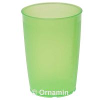 MODELL 805 Becher 250 ml - Ø 7,3 x 10 cm - Grün-Transparent (PP) href=