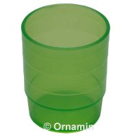 MODELL 1800 Einnahmebecher 25 ml - Ø 3,3 x 4 cm - Grün (PP) href=