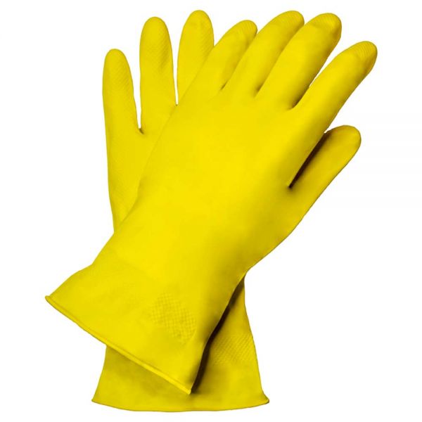 Haushaltshandschuhe - Gelb - Länge: 32 cm - Größe L (Paar)