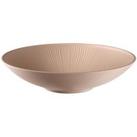 NERO Schale - 2,2 l - Ø 30 x 7 cm - Melamin - Beige href=