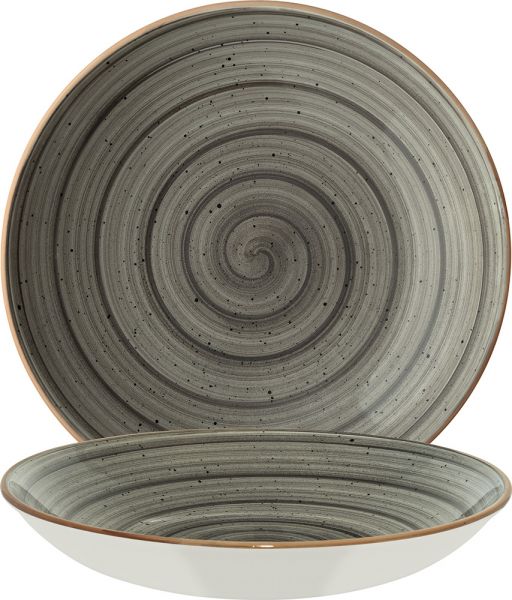 AURA Bloom Teller, tief - Ø 28 x 5,4 cm - 1,7 l - Space