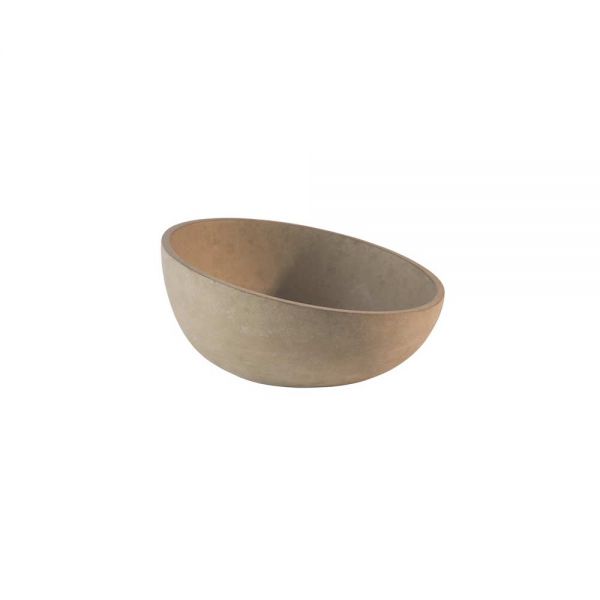 ELEMENT Schrägschüssel Beton - Ø 22 x 6/10,5 cm (Inhalt 1,1 l)