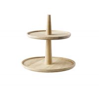 VALO Etagère - 2-stufig - Holz - Ø 30 x 28 cm href=