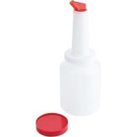 Getränkemix - Vorratsbehälter - PP - Inhalt 1 l - Deckel/Ausgießer rot href=