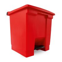 STEP-ON Abfalleimer 30 l - 41,3 x 40 x 43,5 cm - Rot href=