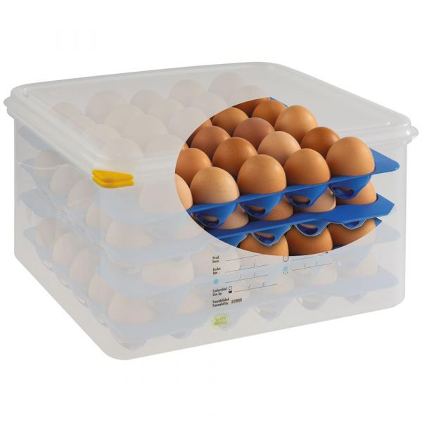 Eierbox GN 2/3 für 120 Eier - inkl. 4 Tabletts