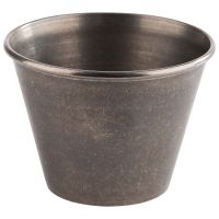 Dipschälchen  - (Ø 6 x 4,5 cm - 0,06l) - Edelstahl - Silber (6 Stück) href=
