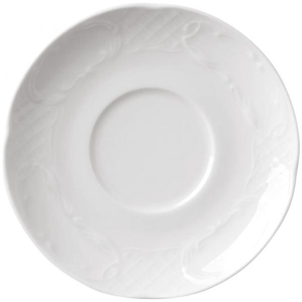 FLORA Kombi-Untertasse für Cappuccino &amp; Suppentasse - Ø 15,8 cm