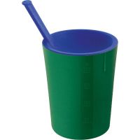 MEDICAL Trinkhilfebecher 20 cl - Ø 73 x 92 mm (PP blau/grün) href=
