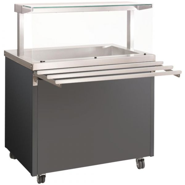 SMART-SERVE Warmausgabe 3 x 1/1 GN -150 mm - Anthrazit-Grau