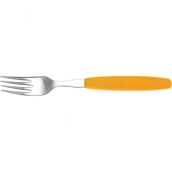 COLORATO Menügabel 20 cm mit Kunststoffgriff - Hellorange