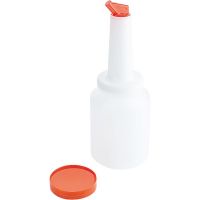 Getränkemix - Vorratsbehälter - PP - Inhalt 1 l - Deckel/Ausgießer orange href=