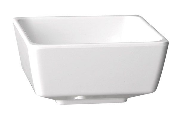 FLOAT Melamin-Schüssel 9,5 x 9,5 x 4,5 cm - (0,16 l )-Weiß