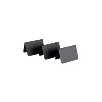 Tischaufsteller PVC schwarz (10er Set) - 10,5 x 6 x 6,5 cm href=
