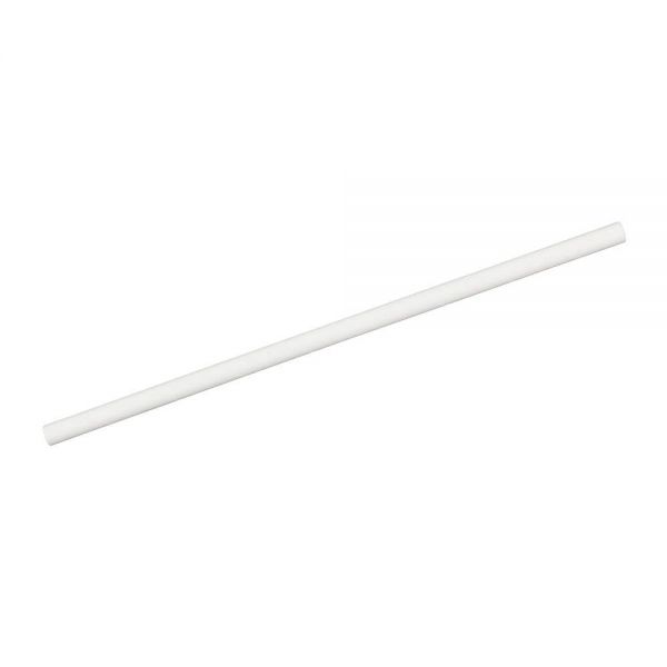JUMBO Papier-Trinkhalm - Ø 0,8 x 23 cm - Weiß (150 Stück)