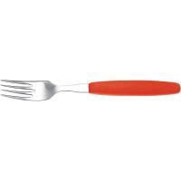 COLORATO Menügabel 20 cm mit Kunststoffgriff - Rot href=