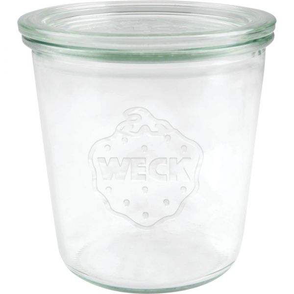 WECK Glas # 742 - Inhalt 580 ml (Rundrand 100 mm - Ø 10,8 x 10,7 cm)