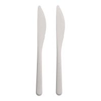 Mehrweg-Messer Bio-PP -18,5 cm - Weiß (20 x 50 Stück) href=
