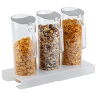 Cerealienbar mit drei Krügen - Stufenhöhe 4 cm href=