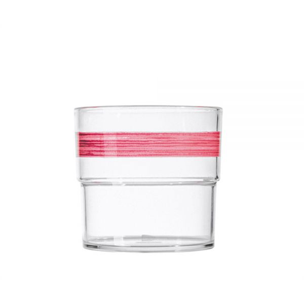 BISTRO Stapelbecher 23 cl Ø 7,5 x 7,8 cm - Cherry-Rot