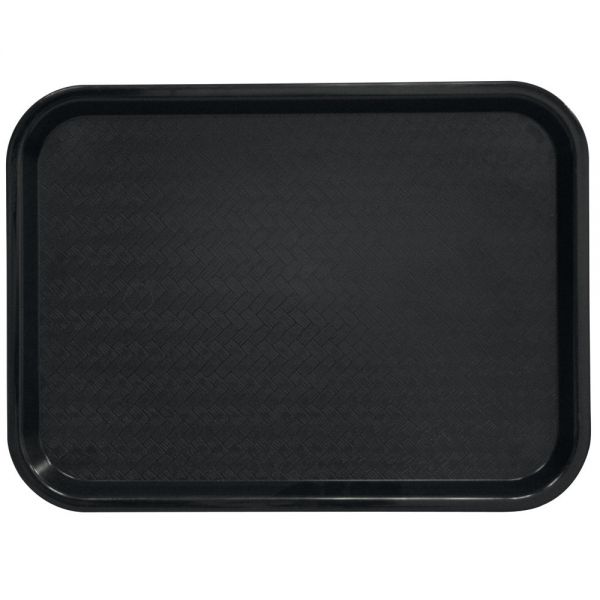 Snack-Tablett 33 x 26 cm - Schwarz (PP)