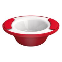 MODELL 203 - THERMO Schale 320 ml - Ø 19 x 6,4 cm - Rot-Weiß href=
