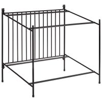 Buffetgestell  GN1/1 + GN1/2 -  Schwarz - Metall href=