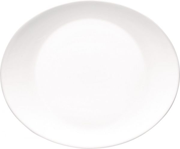 GRANGUSTO Teller, Steak - 31,7 x 26,2 cm - weiß