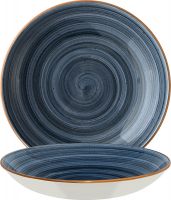 AURA Bloom Teller, tief - Ø 28 x 5,4 cm - 1,7 l -  Dusk href=
