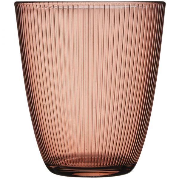 CONCEPTO STRIPY Trinkglas - 31 cl - (8,6 x 9,6 cm) - Bronze