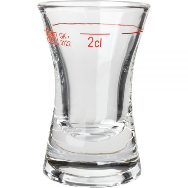 WACHTMEISTER Schnapsglas - 2,8 cl (Ø 4,5 x 6,9 cm) - geeicht /-/ 2 cl