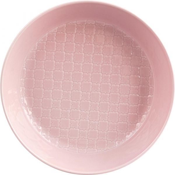 MARRAKESCH Teller mit Rand - Ø 20 cm - Blush Rosa