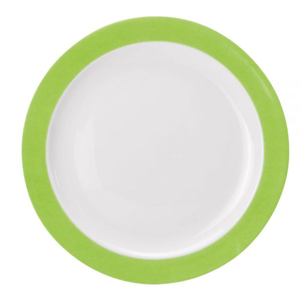 COLOURS Dessertteller (mit Fahne) - (Ø 20 cm) - Grün