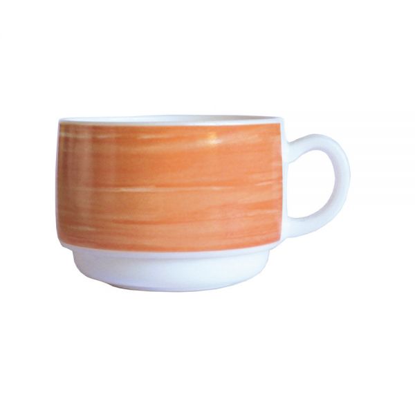 BRUSH Kaffee-Obertasse - 19 cl (stapelbar) - Orange