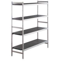 Grundregal Aluminium-Kunststoff - 120 x 46 x 180 cm href=