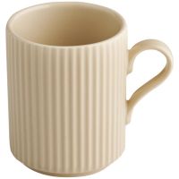 THE GRID Kaffeebecher - 7,5 x 9,5 cm - 24 cl-Porzellan, Sand href=