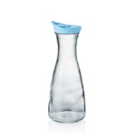 CLEVER Glas-Karaffe 0,9 l - Deckel PP - Blau href=