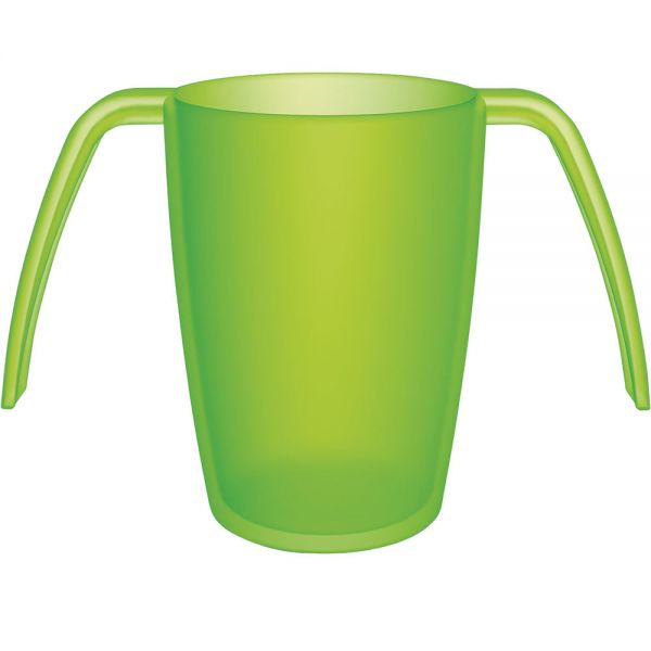 MODELL 816 - ERGO PLUS Trinkbecher 25 cl - Grün-transparent (PP, ohne Aufsatz)