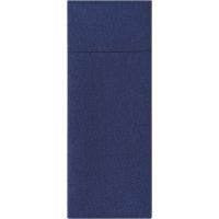 AIRLAID Bestecktasche 40 x 33 cm - 1/8-Falz (3 x 160 Stück) - Dunkelblau href=