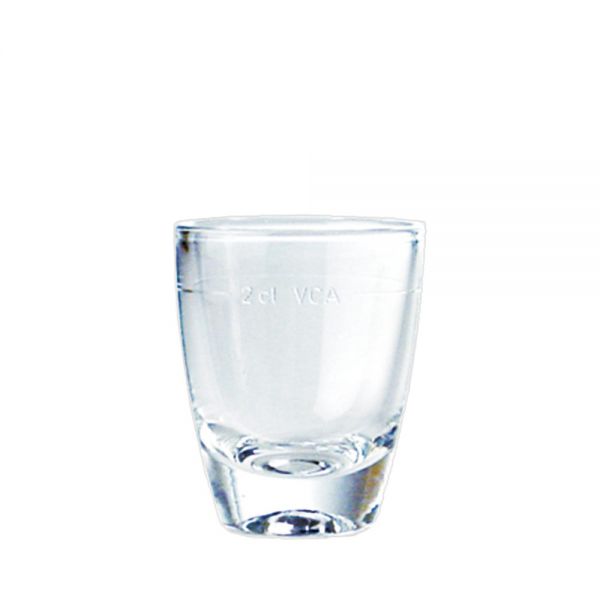 GIN 12 Schnapsglas - 3,5 cl - (Ø 4,2 x 5 cm) - geeicht /-/ 2 cl