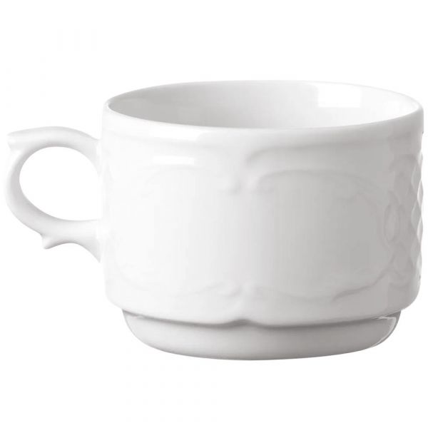 FLORA Cappuccinotasse - 25 cl (stapelbar)