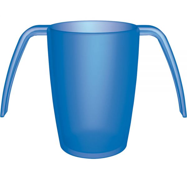 MODELL 816 - ERGO PLUS Trinkbecher 25 cl - Blau (PP, ohne Aufsatz)
