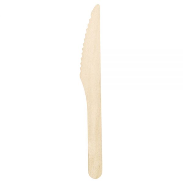 Holz-Messer 16,5 cm (100 Stück)
