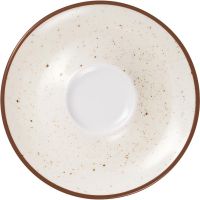 VINTAGE Cappuccino-Untere 14,5 cm - Eierschalen-Beige href=