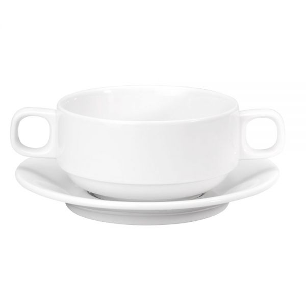 ALASSIO Suppen-Obere Henkel - Ø 10,5 x 5,5 cm - 28 cl (stapelbar)