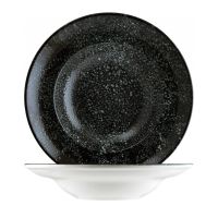 COSMOS BLACK Fahnenteller, tief - Ø 26,8 cm - Inhalt 45 cl href=