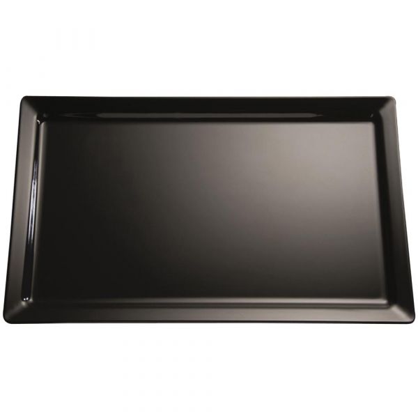 PURE Tablett GN 1/2 - 32,5 x 26,5 cm, Melamin - Schwarz