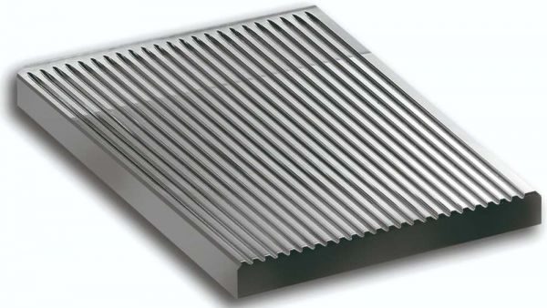 bergman Profiline Plus 700 Grillplatte gerillt