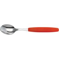 COLORATO Kaffeelöffel 16,5 cm mit Kunststoffgriff - Rot href=